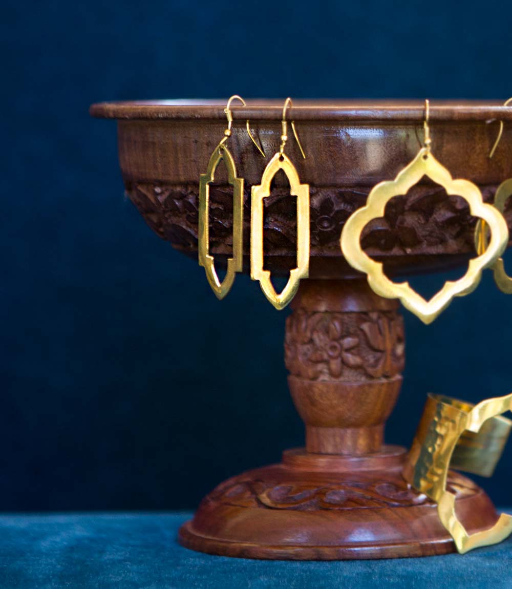 Ashram Arch Drop Earrings