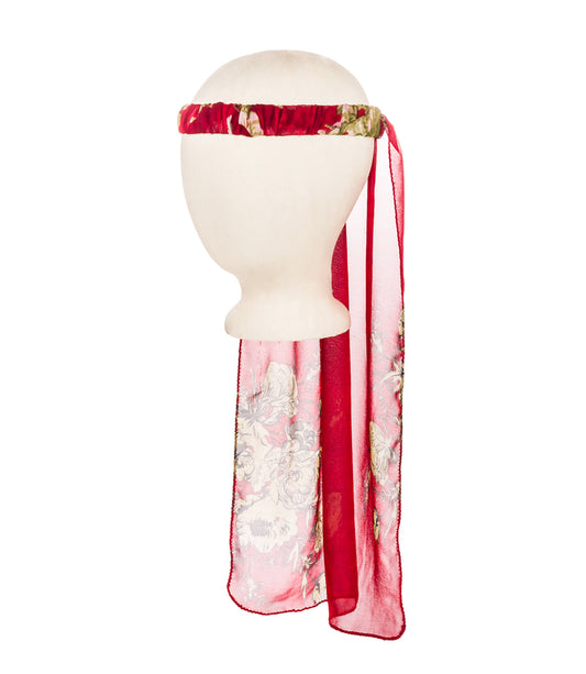 Lila Kids Costume Headband Veil - Assorted Upcycled Sari - Matr Boomie Wholesale