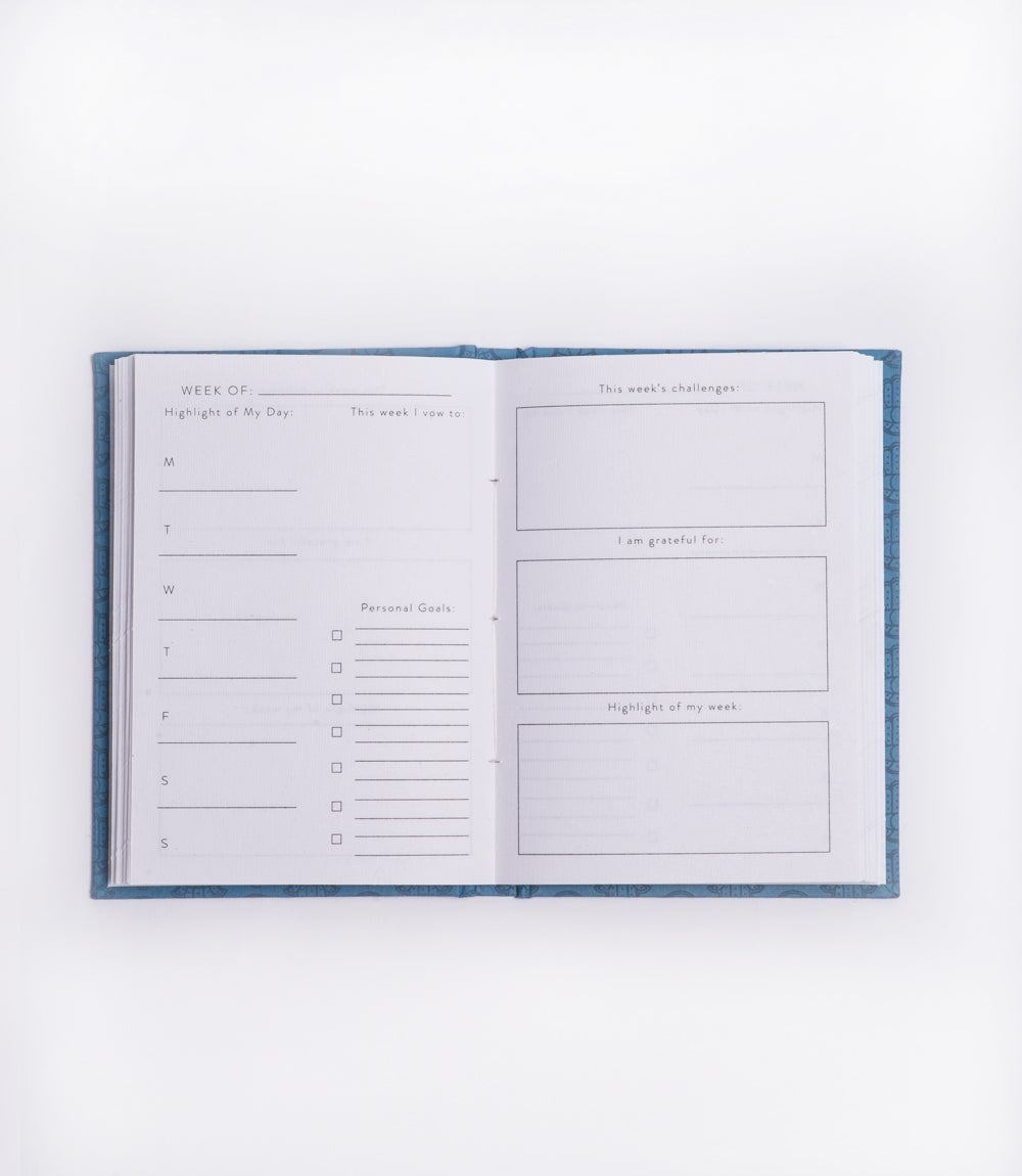 Inspiration 5x7 Gratitude Journal Recycled Paper