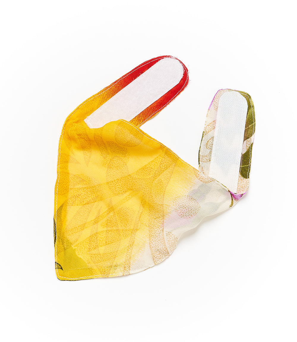 Ishivatva Small Dog Bandana - Assorted Upcycled Sari Fabric