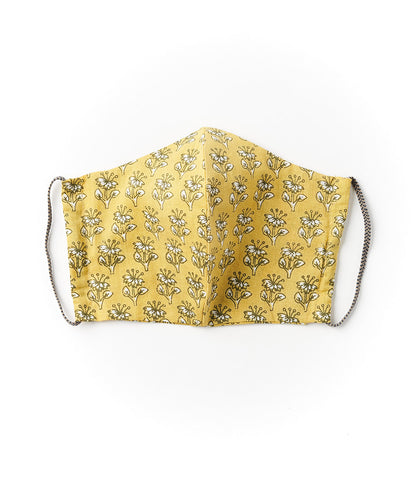 Cotton Face Mask With Filter Pocket - Assorted Hand Block Print