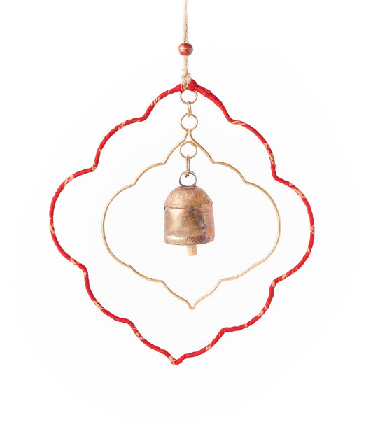 Arches Wind Spinner Chime Bell - Assorted Upcycled Sari - Matr Boomie Wholesale