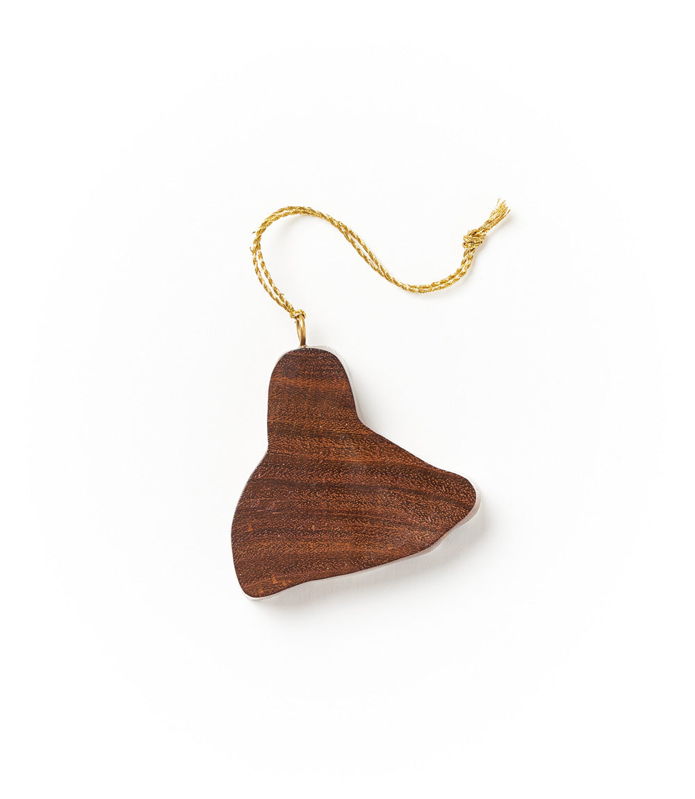 Hima Bindu Turtle Ornament - Hand Carved Sheesham Wood