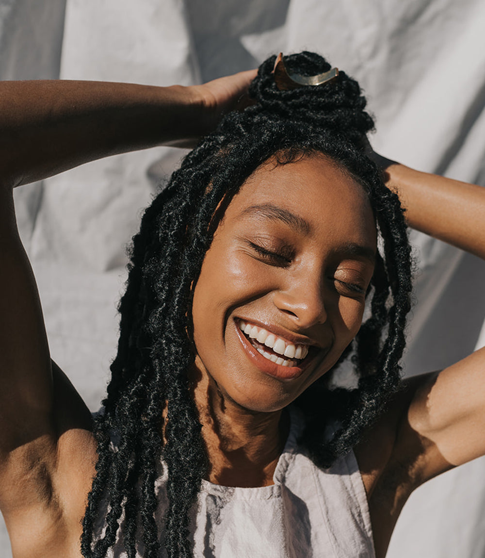 Jyotisha Crescent Moon Wood Hair Pin - Hand Carved