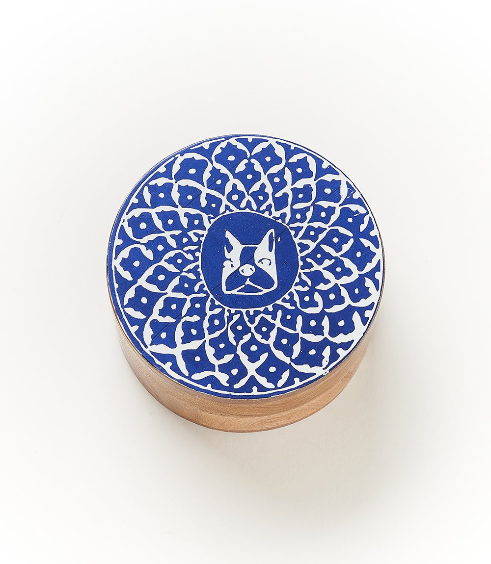 Caru Dog Wooden Pivot Box - Handmade, Fair Trade