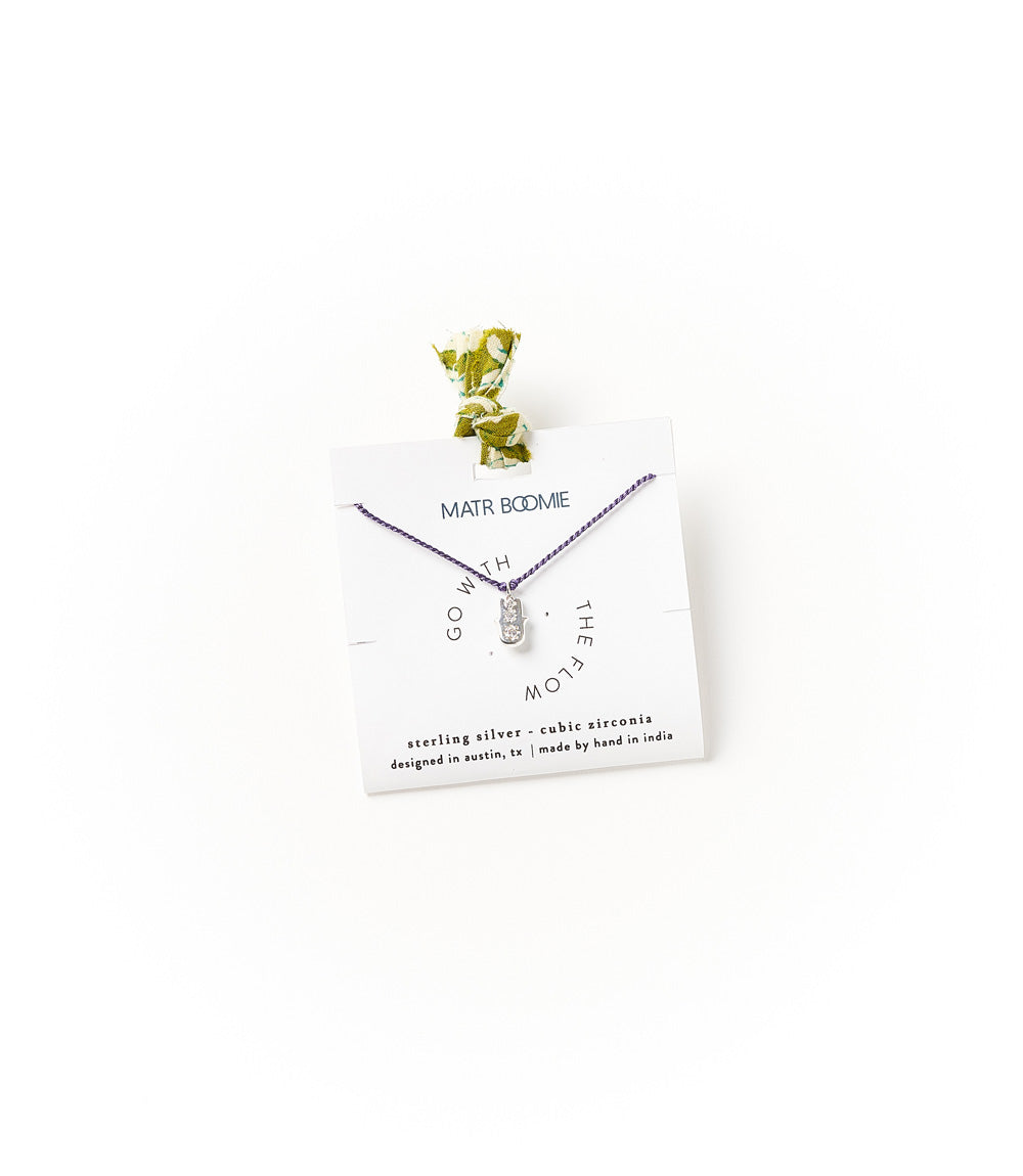 Jivala Hamsa Necklace - Sterling Silver Charm