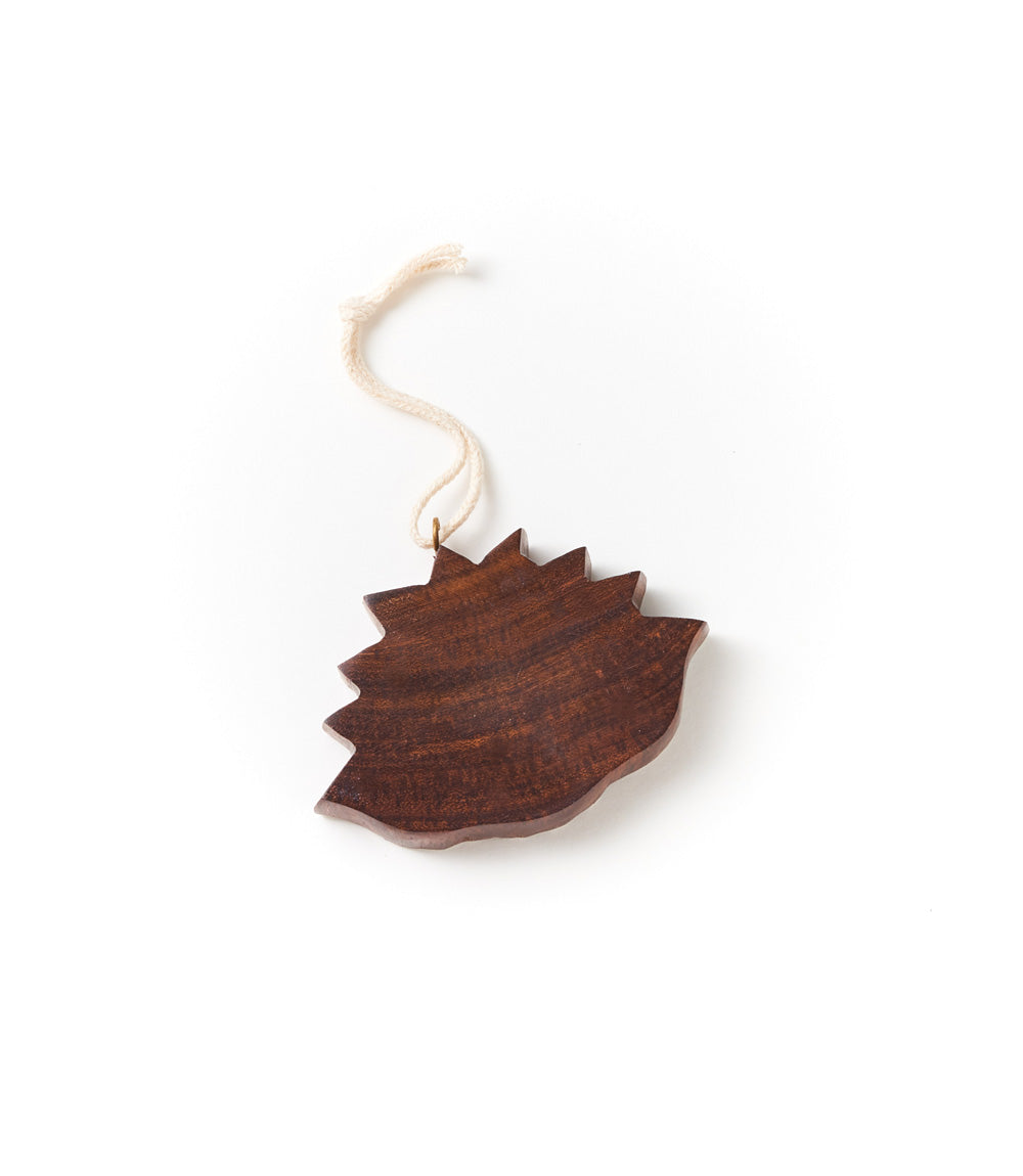 Hima Bindu Lotus Ornament - Hand Carved Rosewood