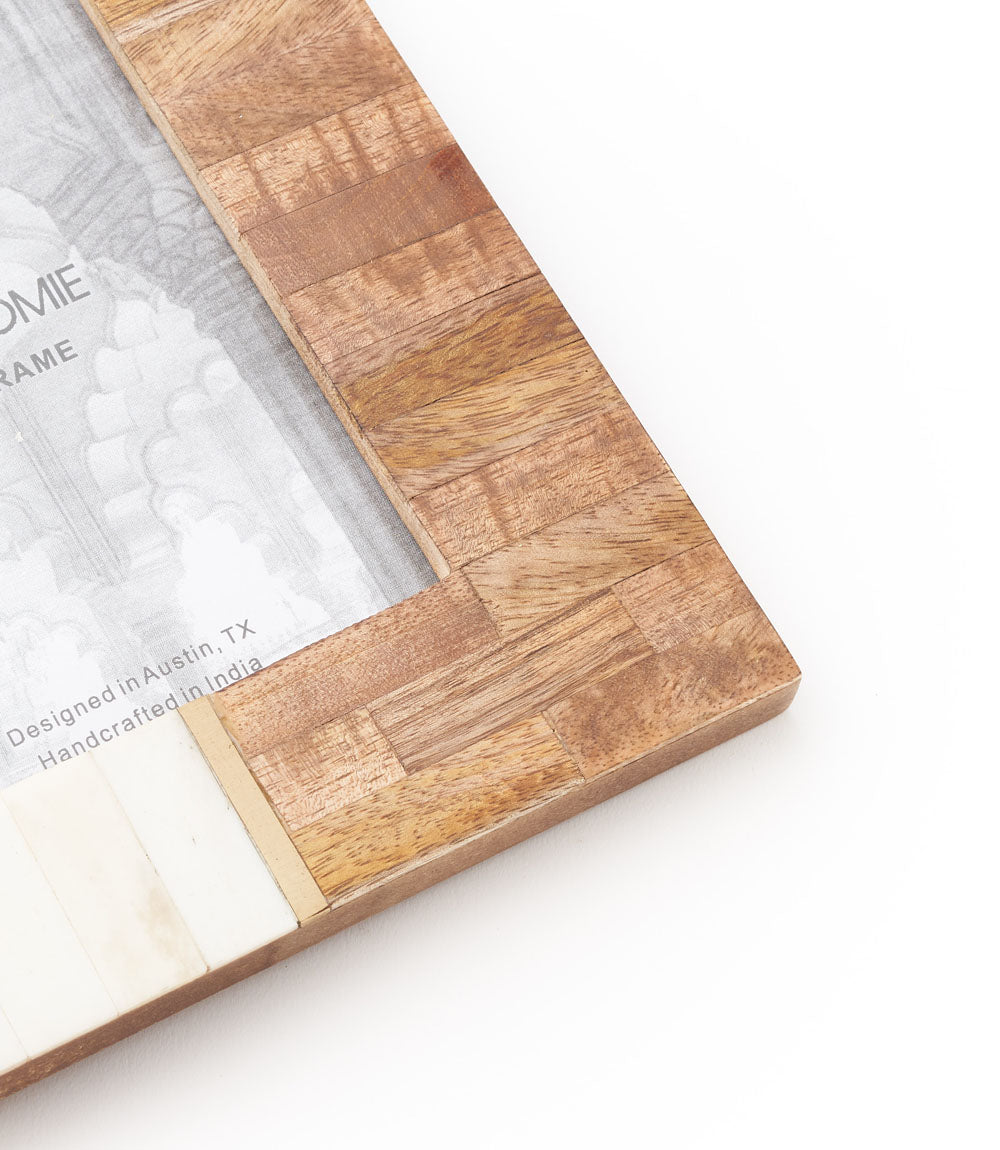 Sammita 4x6 Picture Frame - Carved Bone, Wood