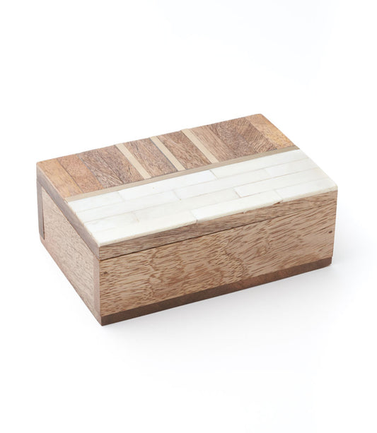 Sammita Treasure Box - Sustainably Sourced Wood, Bone - Matr Boomie Wholesale