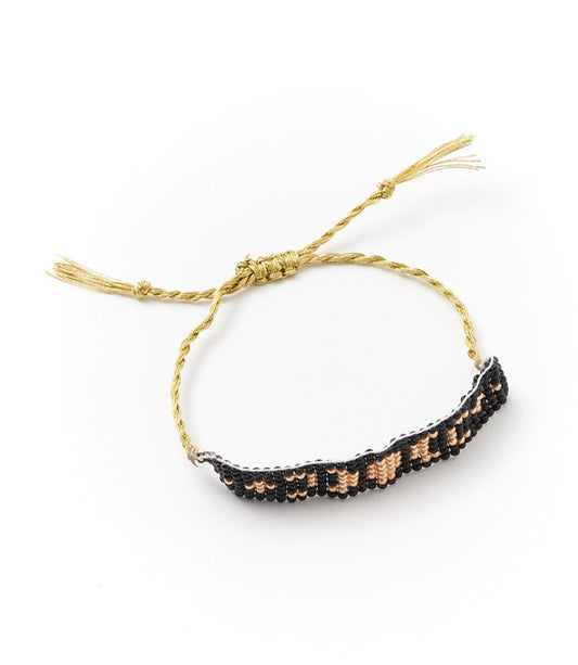 Adiya Moon Phase Black Beaded Bracelet - Fair Trade Jewelry - Matr Boomie Wholesale