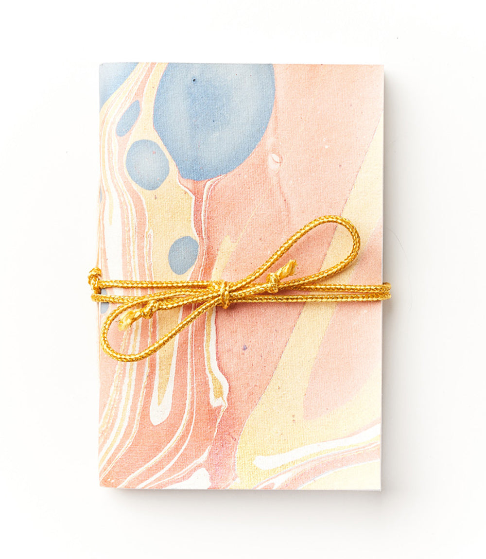 Nikhila Marbled 4x6 Journal Recycled Paper - Assorted