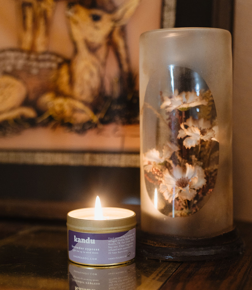 lavender cypress 3oz candle - Matr Boomie Wholesale