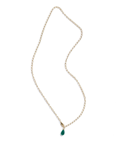 Indali Aventurine Gemstone Drop Necklace - Green, Semi Precious - Matr Boomie Wholesale