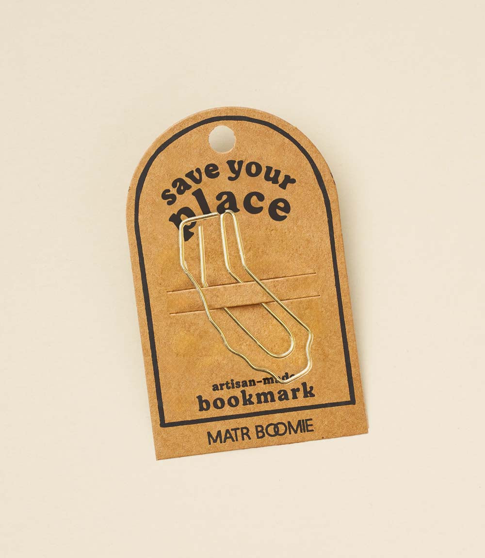 California State Wire Bookmark - Gold