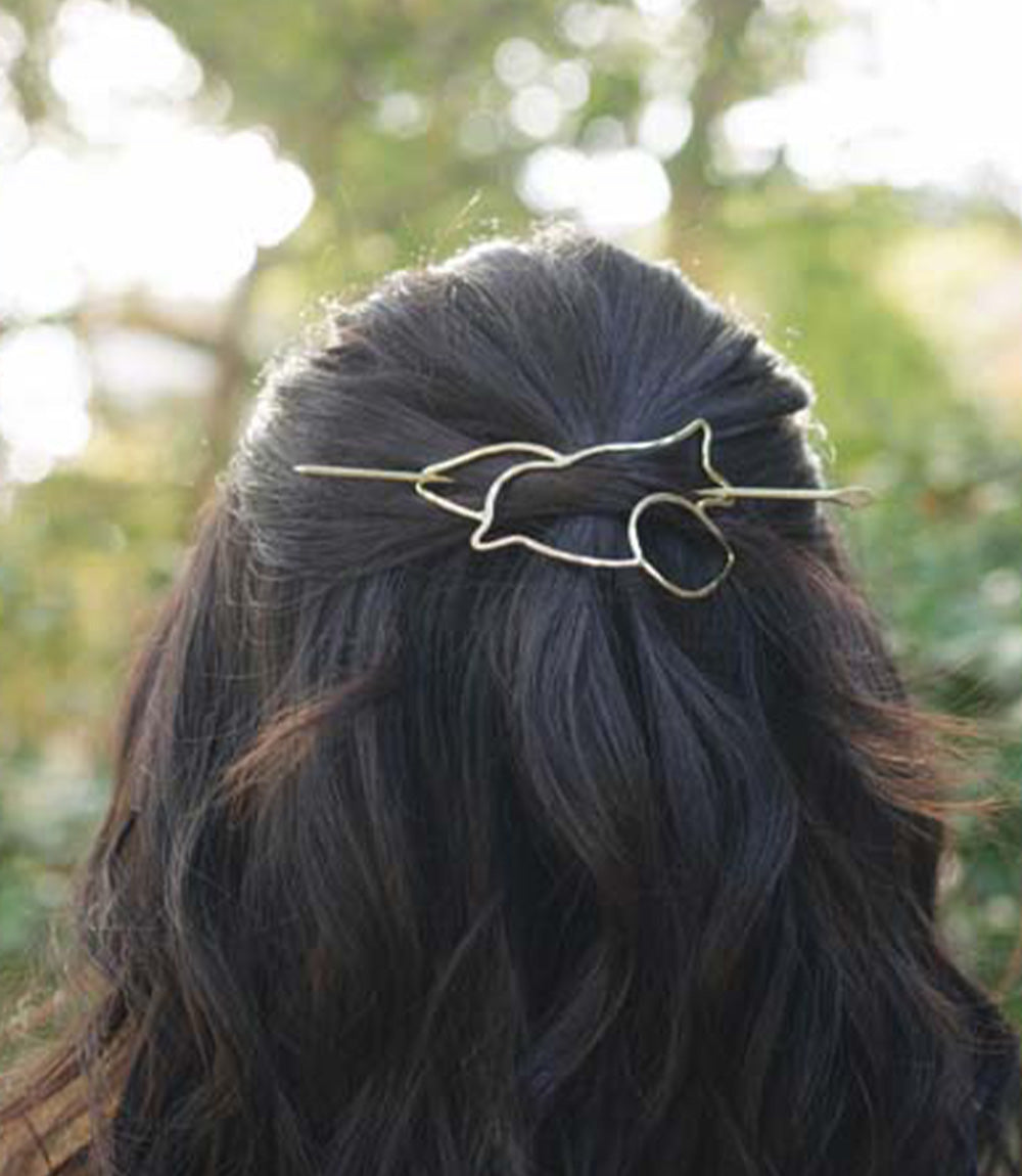 Paksa Bird Hair Pin - Slide With Stick