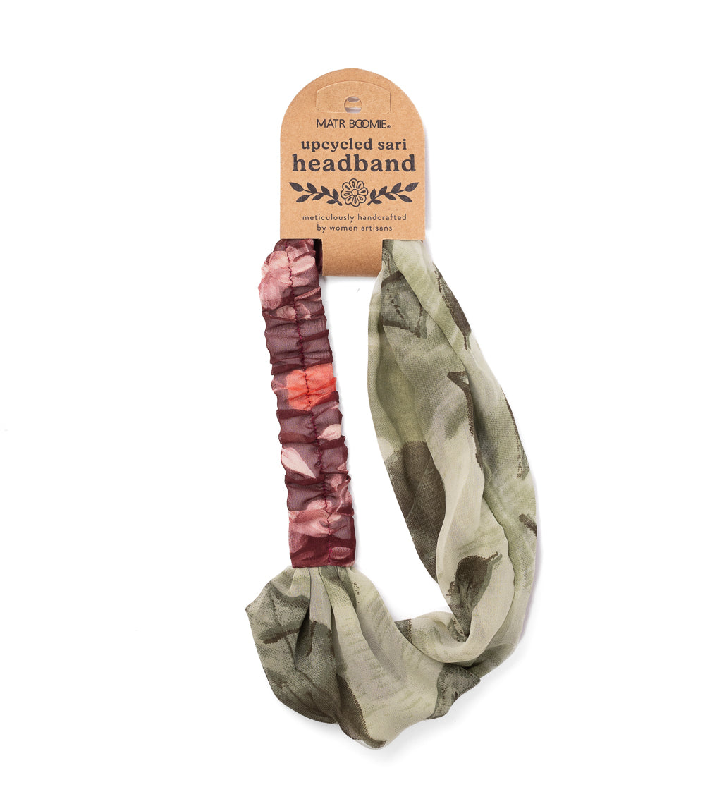 Cabana Headband - Assorted Upcycled Sari Fabric