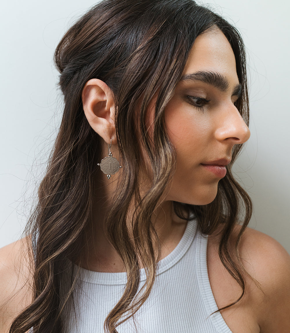 Sikka Coin Drop Earrings