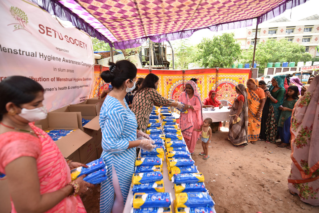 Sanitary Napkin Drive in India