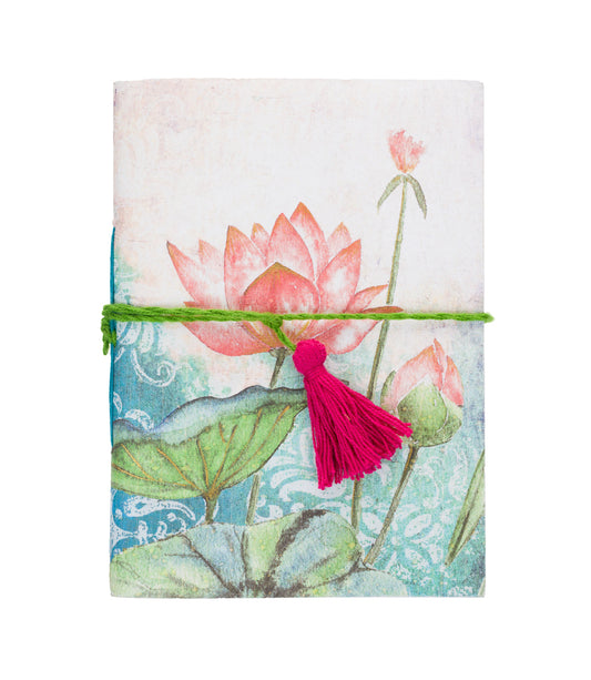 Saraswati Lotus 5x7 Journal Recycled Paper