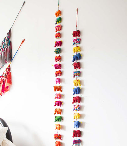 Festival Elephant Hanging Garland - Handcrafted, Fair Trade