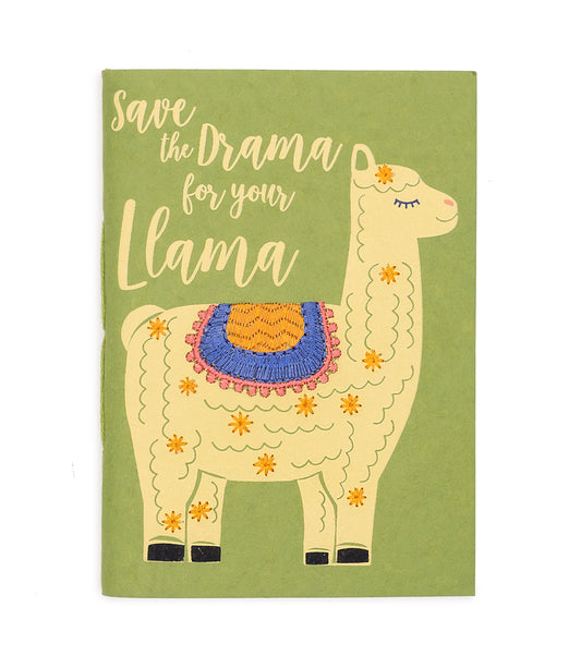 Sassy Llama 5x7 Journal Recycled Paper