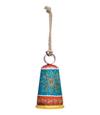 Henna Treasure Multicolor Bell Wind Chime - Hand Painted