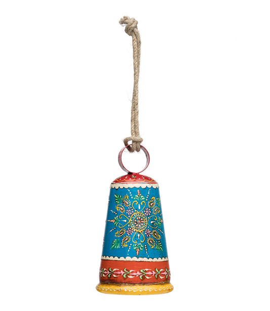 Henna Treasure Multicolor Bell Wind Chime - Hand Painted