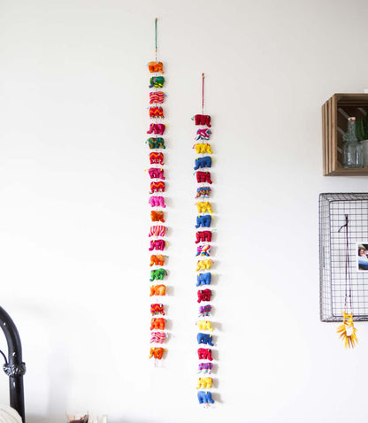 Festival Elephant Hanging Garland - Handcrafted, Fair Trade