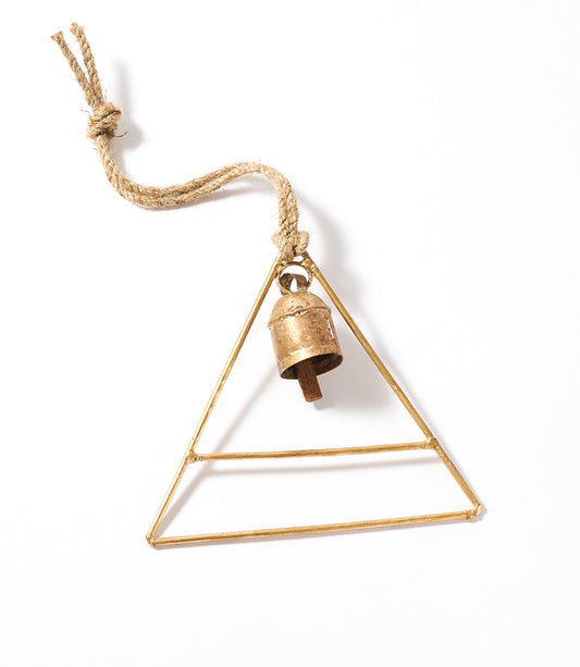 Air Element Triangle Bell Wind Chime - Garden Decor