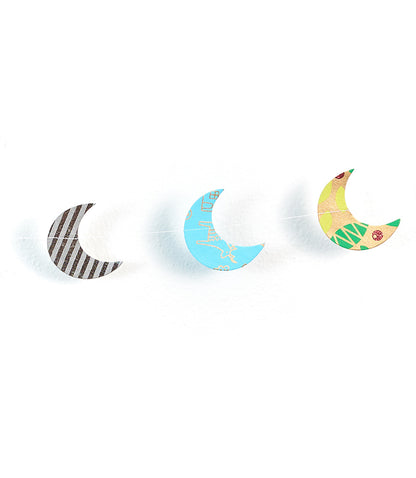 Moon Recycled Paper Garland - Eco Friendly Tree-Free Decor