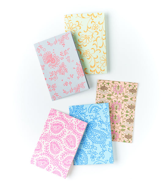 Nikhila 4x6 Note Cards (Set of 8) Recycled Paper - Assorted - Matr Boomie Wholesale