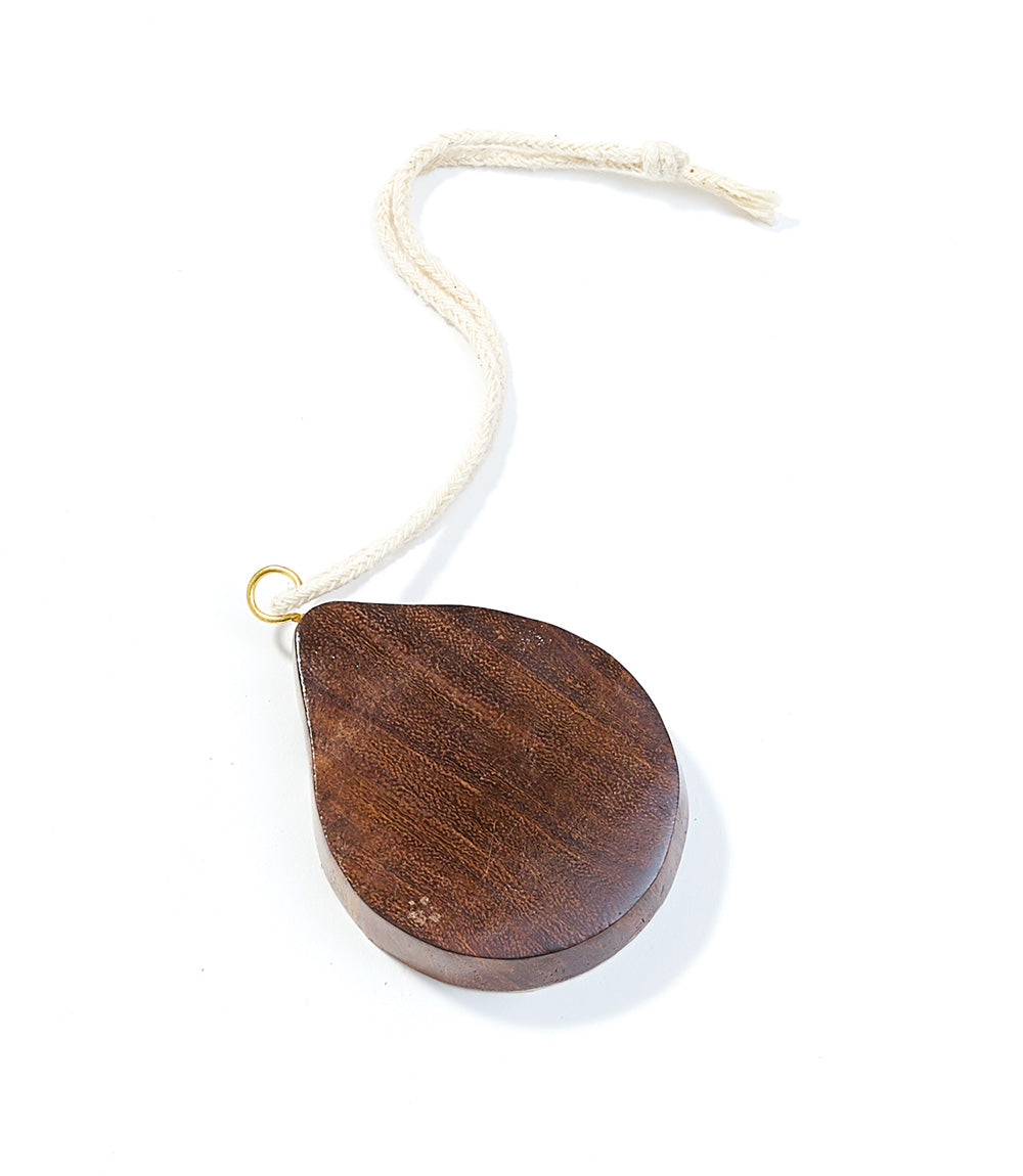 Hima Bindu Love Ornament - Handcrafted Indian Rosewood