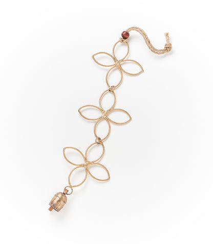 Air Element Quatrefoil Trio Bell Wind Chime - Garden Decor