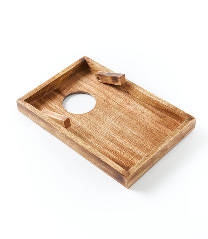 Indukala Moon Phase Cornhole Table Game - Handcrafted Wood