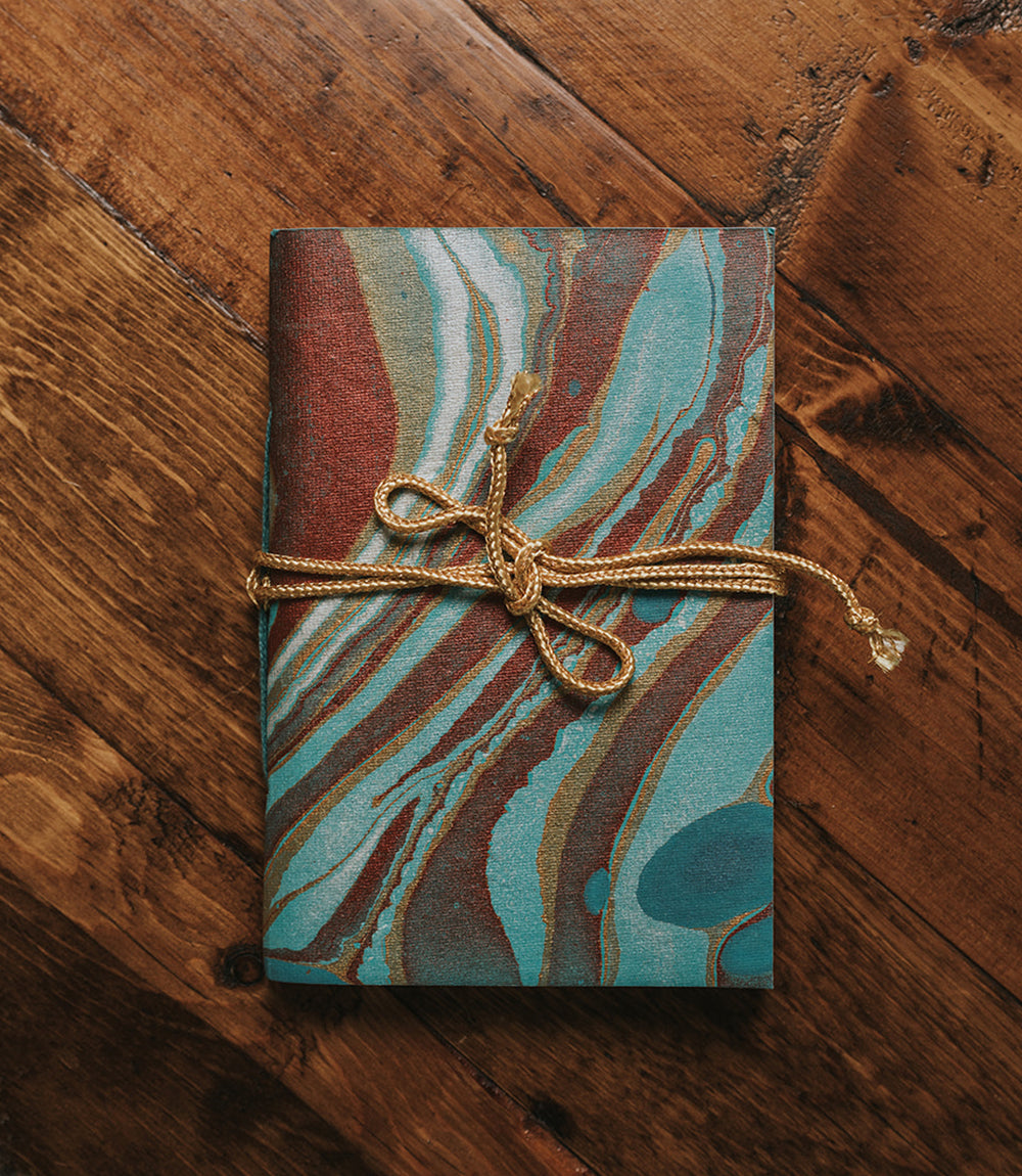 Nikhila Marbled 4x6 Journal Recycled Paper  - Assorted