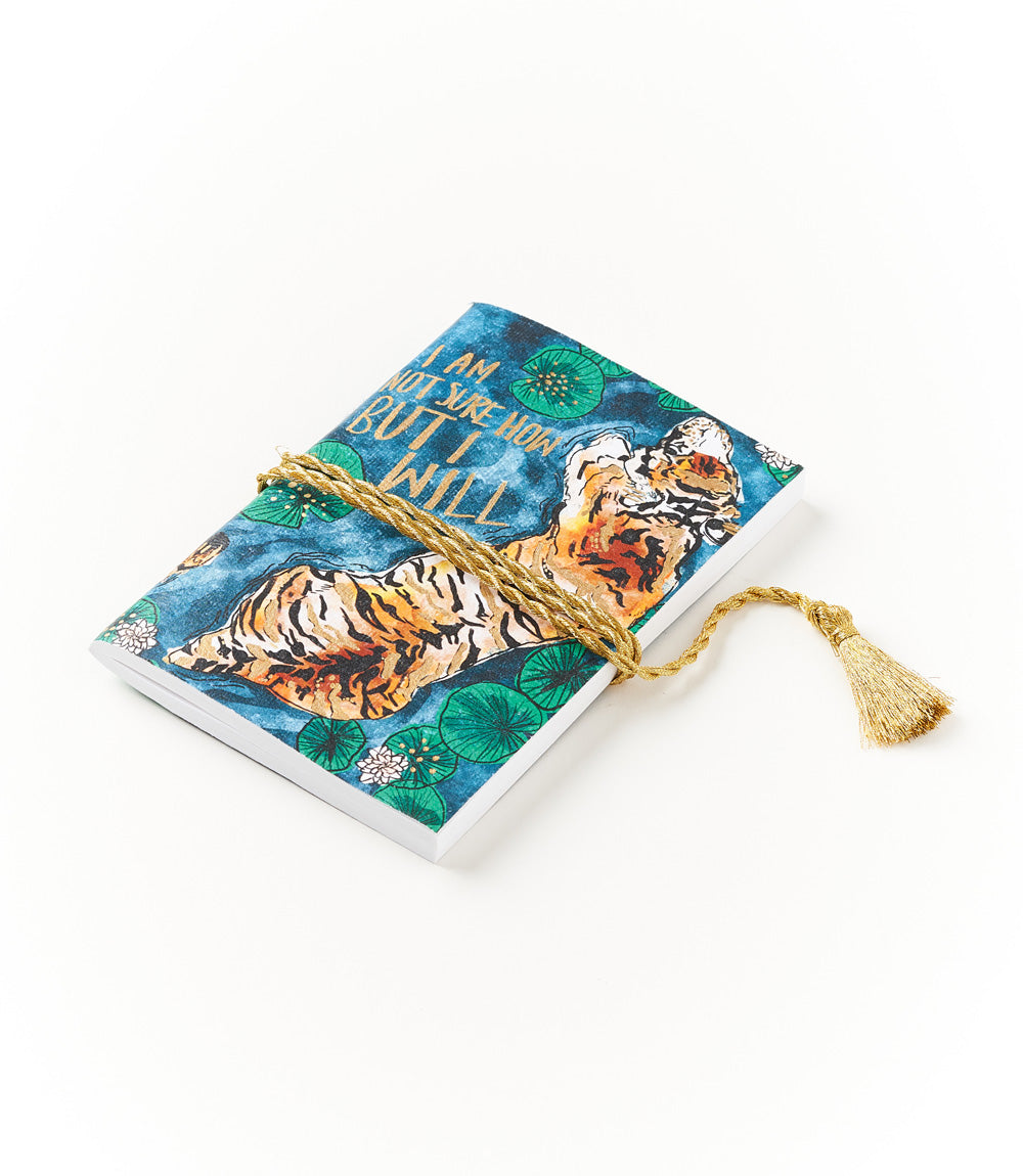 Sundara Tiger 4x6 Journal Recycled Paper