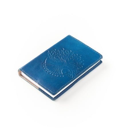 Chabila Tree 4x6 Leather Journal - Refillable Recycled Paper