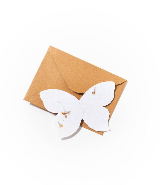 Amala Butterfly Seed Paper Note Cards (Set of 8) - Plantable - Matr Boomie Wholesale