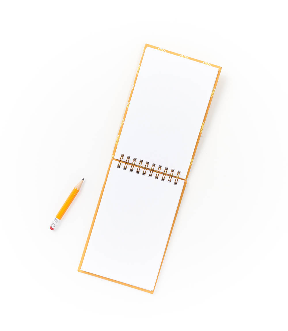 Anju Sunshine 4x6 Spiral Notebook Recycled Paper