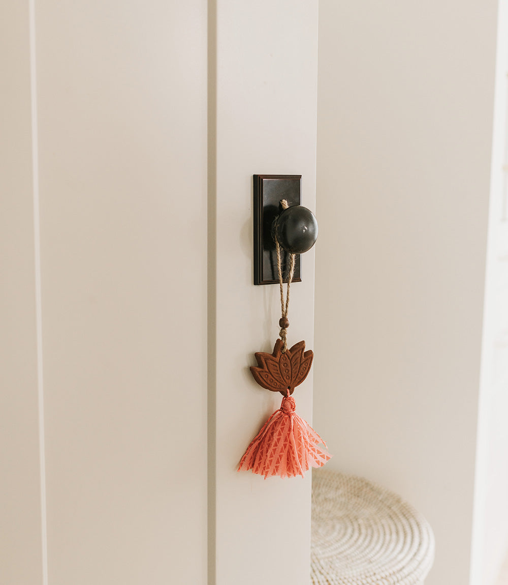 Daksha Lotus Essential Oil Diffuser - Terracotta