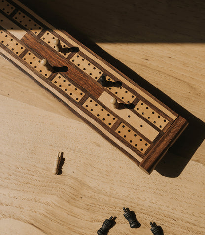 Wood Cribbage Game - Handmade