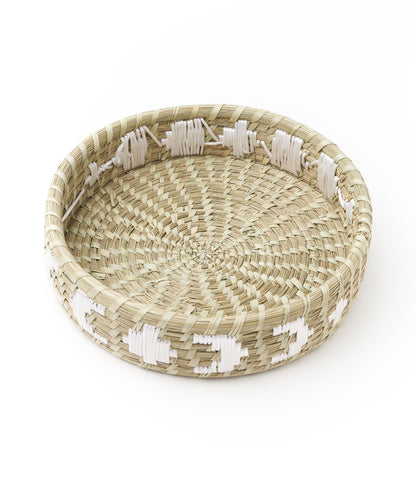 Indukala Moon Phase Storage Basket - Woven Sabai Grass Raffia