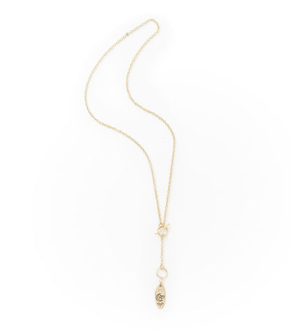 Ruchi Bird Charm Dainty Drop Lariat Necklace