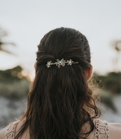 Chamak Rhinestone Barrette Hair Clip