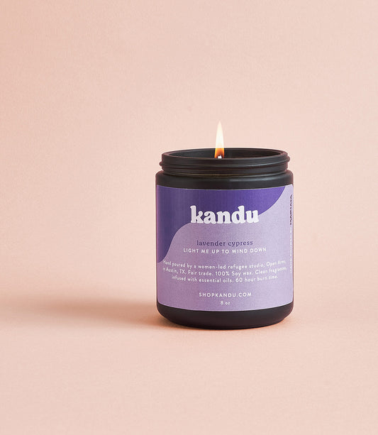 lavender cypress 8oz candle