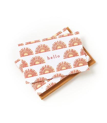 Chabila Lotus 4x6 Leather Journal - Refillable Recycled Paper