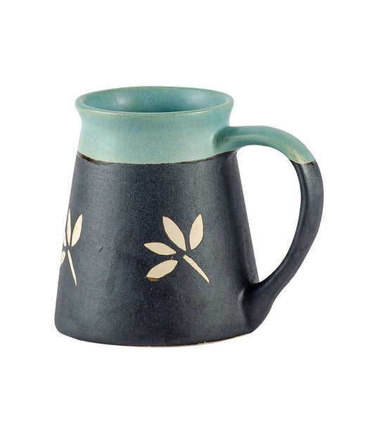 Ruhi Blue Ceramic Mug - Handmade, Fair Trade