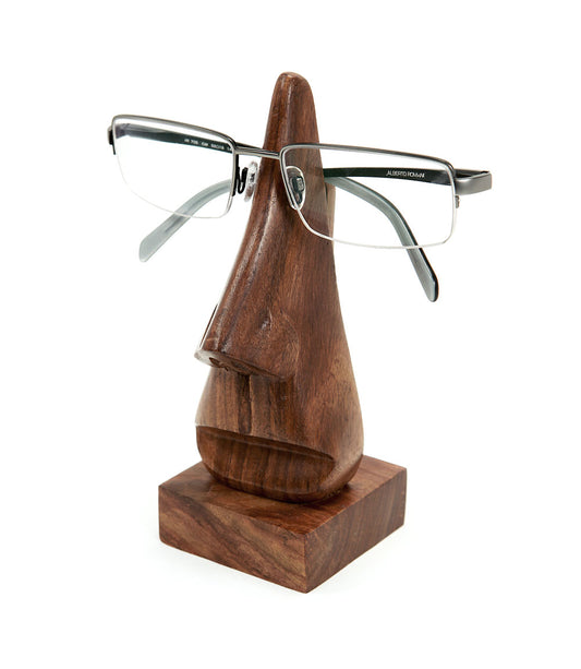 Nose Glasses Holder Stand - Handcrafted Indian Rosewood