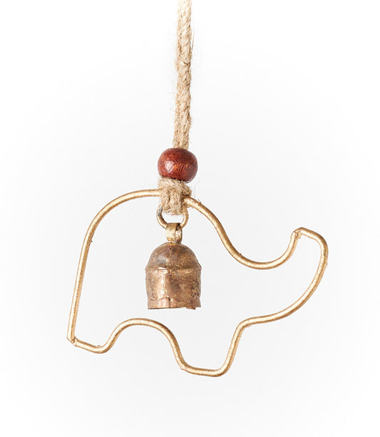 Air Element Elephant Bell Wind Chime - Fair Trade Garden