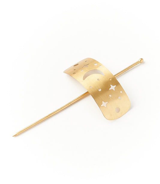 Nakshatra Celestial Hair Slide with Stick